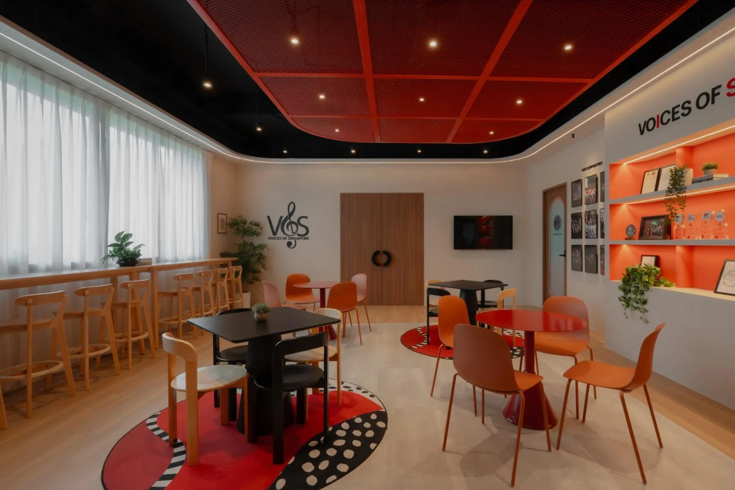 Communal lounge and gathering space